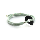 CACTUS - customizable silver donut bracelet 21mm